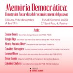 El PSIB impulsa el debat sobre la Memòria Democràtica