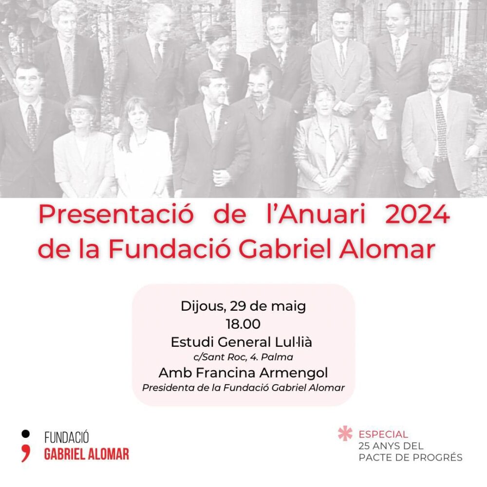 Presentació de l’Anuari 2024 de la Fundació Gabriel Alomar