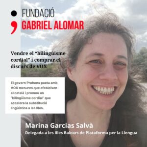 Vendre el “bilingüisme cordial” i comprar el discurs de VOX