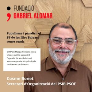 Populisme i paràlisi: el PP de les Illes Balears sense rumb