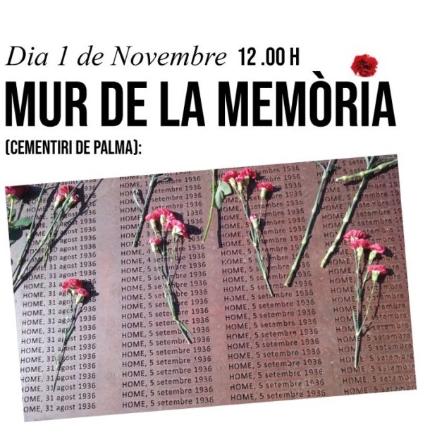 Memòria i flors per les víctimes del franquisme a Palma