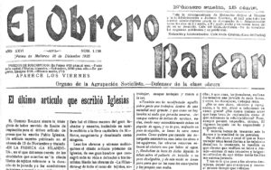 Pablo Iglesias i Mallorca: el dol socialista de 1925 a través de Bisbal i Jaume